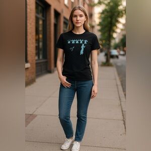 Paul Frank. Women's Black Graphic Tee Paul Frank is Your Friend. Size Large.